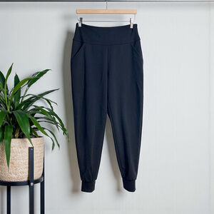 Women's ASSETS Black Joggers Size Large Pants Belly Control Top